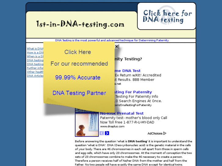 www.1st-in-dna-testing.com