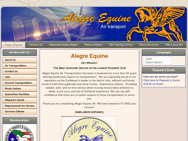 www.alegreequine.com