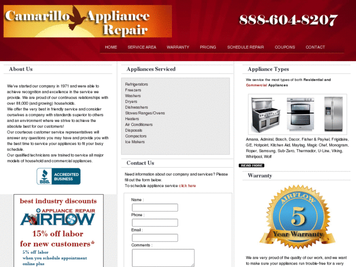 www.camarilloappliancerepair.com