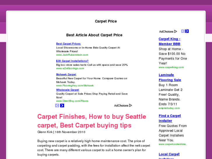 www.carpetprice.org