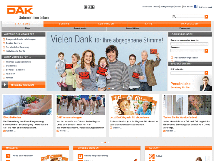 www.dak-versicherung.mobi