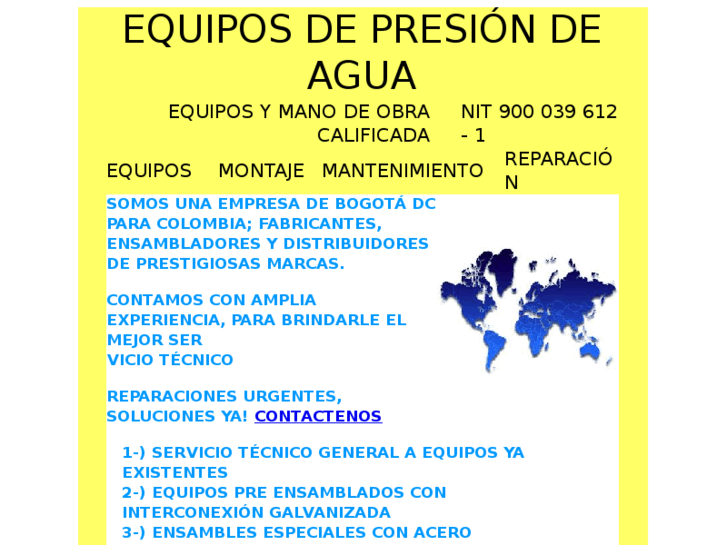 www.equiposdepresiondeagua.com