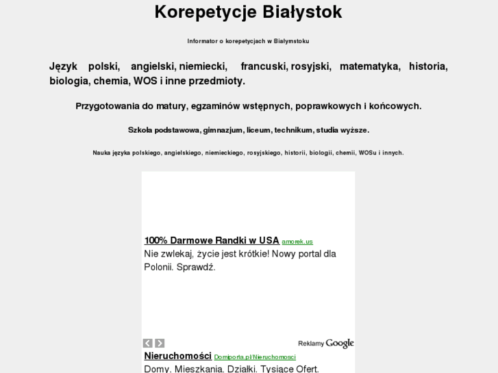 www.korki.bialystok.pl