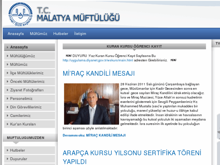 www.malatyamuftulugu.gov.tr