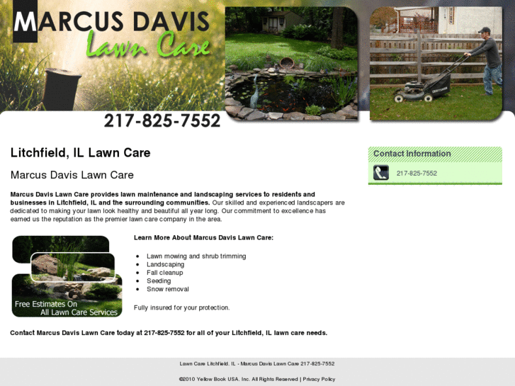 www.marcusdavislawncare.com