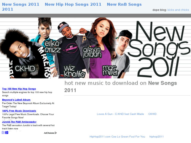 www.new-songs-2011.com