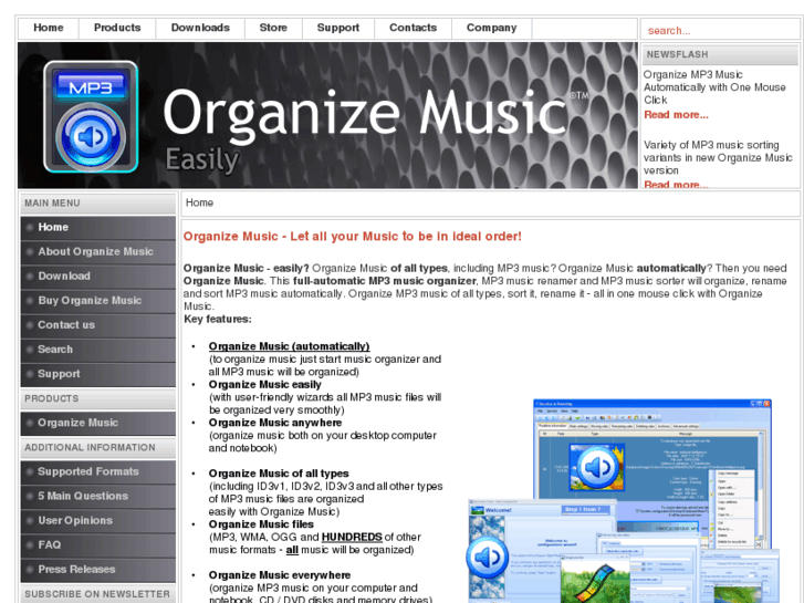 www.organize-music.com