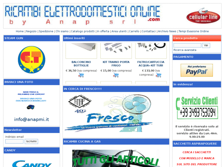 www.ricambielettrodomesticionline.com