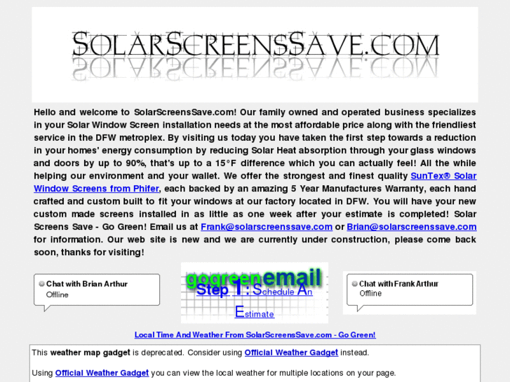 www.solarscreenssave.com