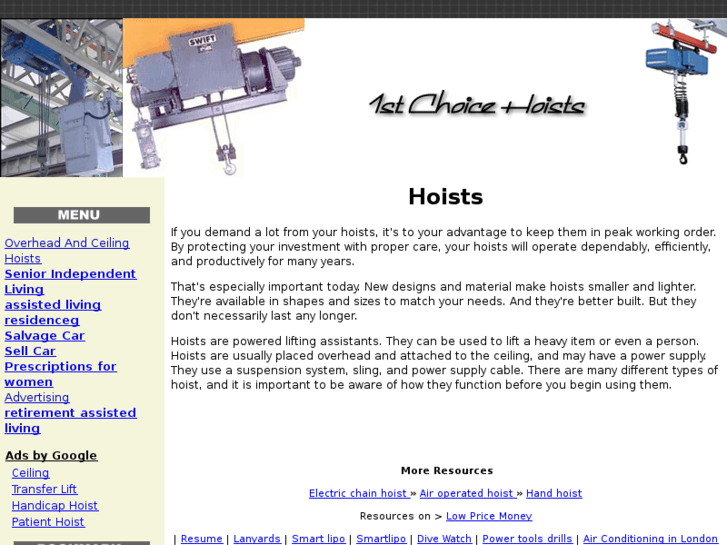 www.1stchoice-hoists.com