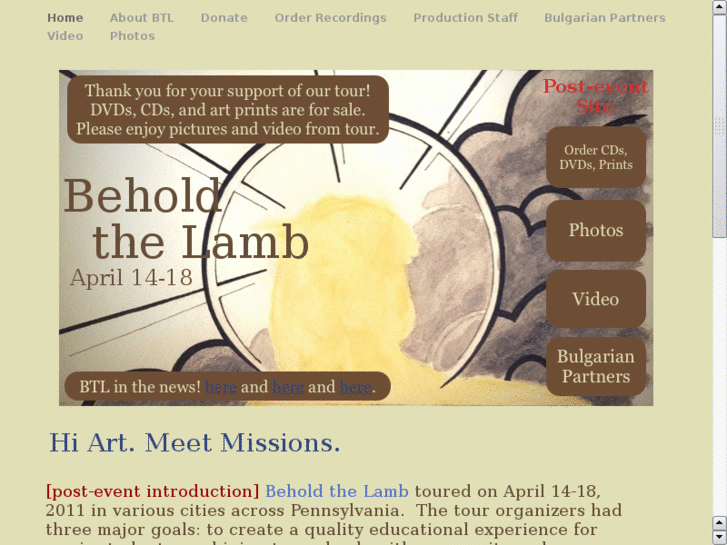 www.beholdthelamb2011.org