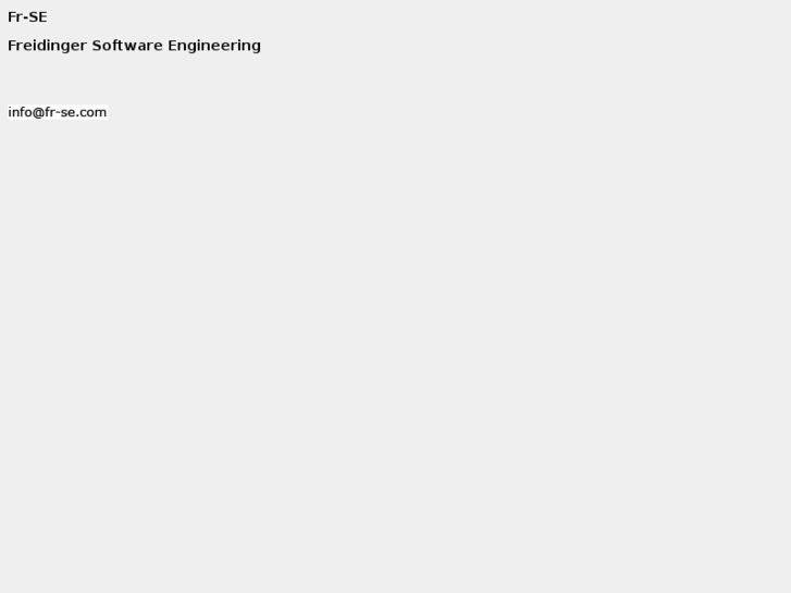 www.freidinger-software-engineering.com
