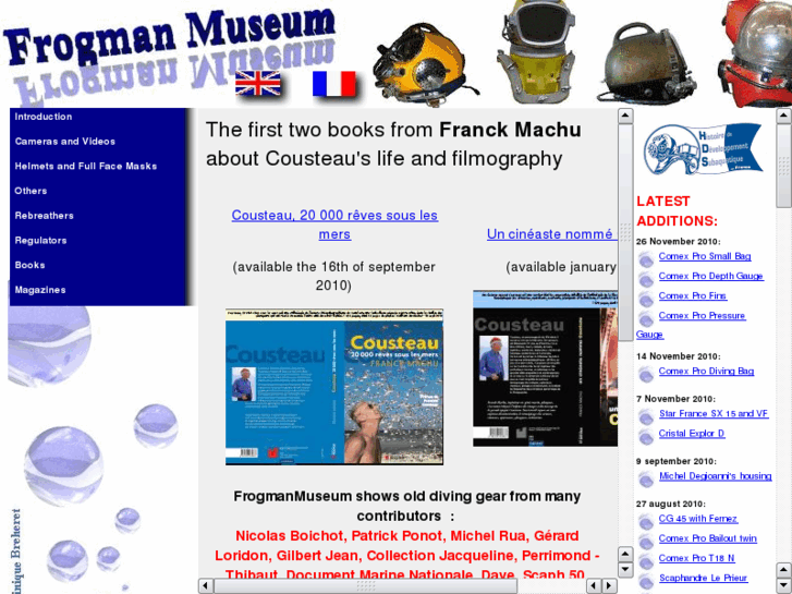 www.frogmanmuseum.com