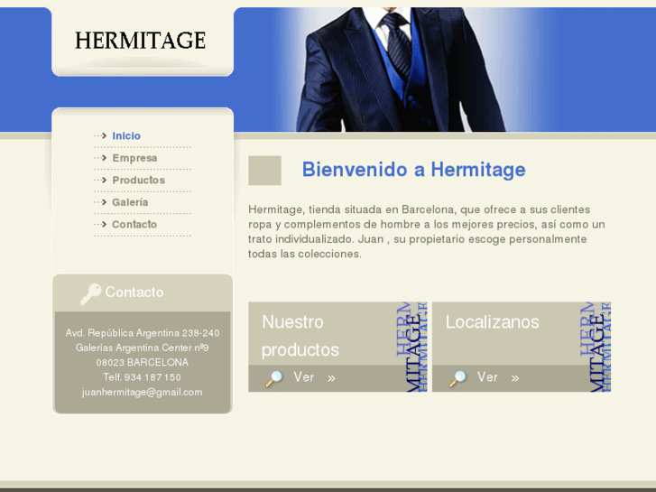 www.hermitagemodahombre.com