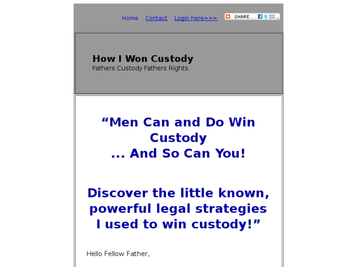 www.howiwoncustody.com