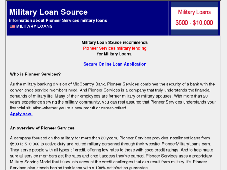 www.militaryloansource.com