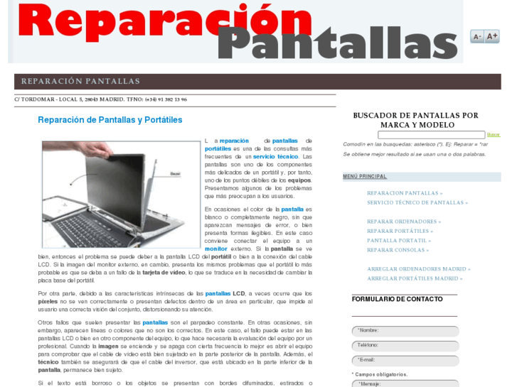 www.reparacionpantallas.es