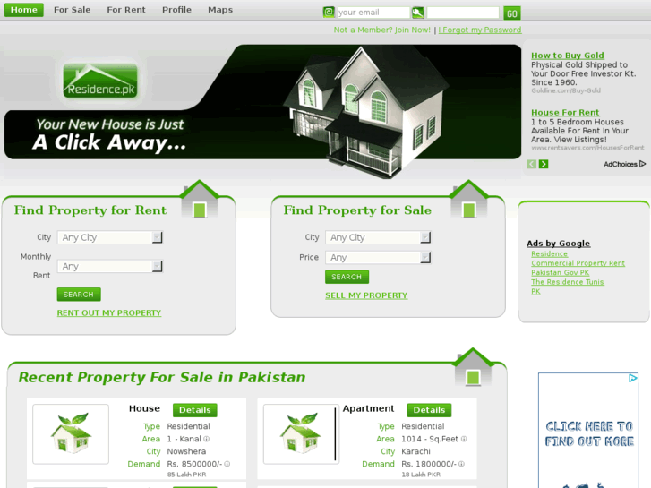 www.residence.pk