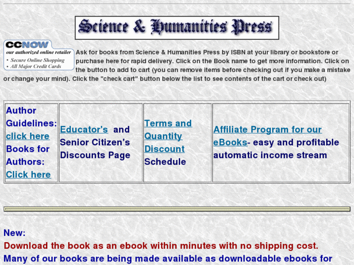 www.sciencehumanitiespress.com