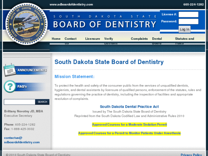 www.sdboardofdentistry.com