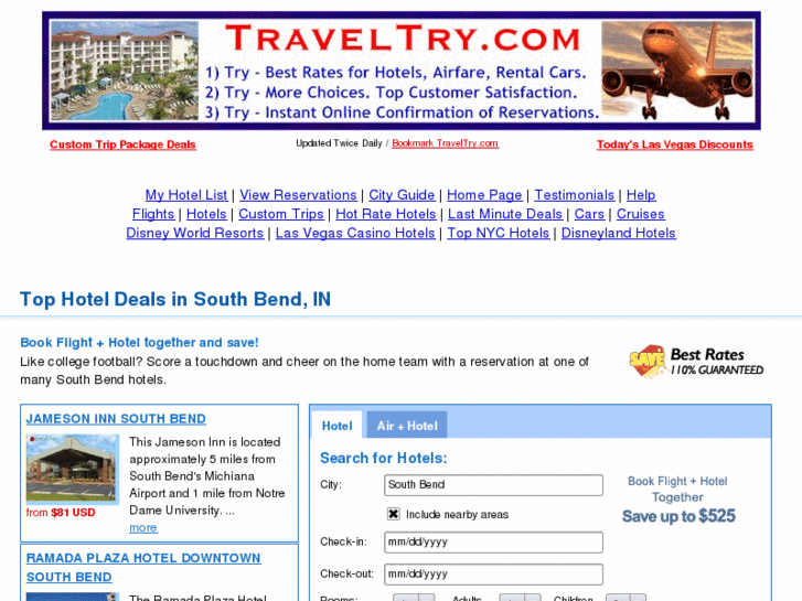 www.southbendhotels.com