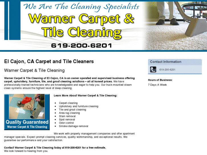 www.warnercarpetandtilecleaning.com