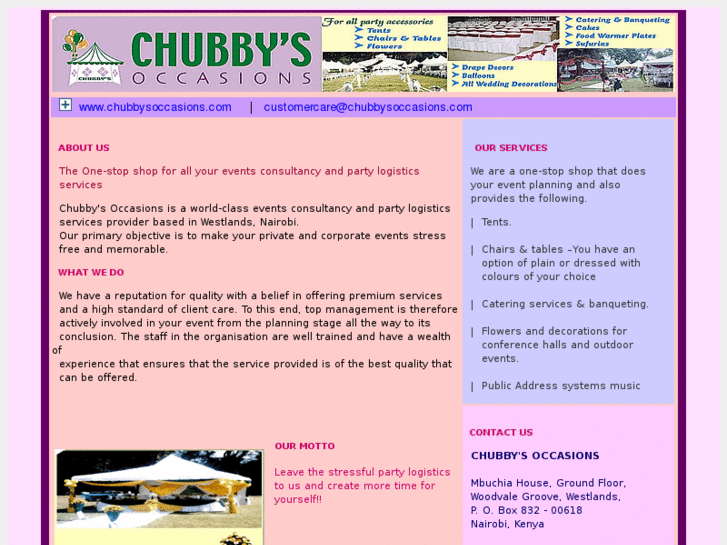 www.chubbysoccasions.com