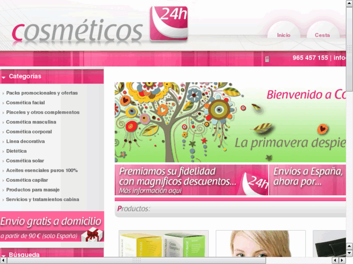 www.cosmeticos24h.es