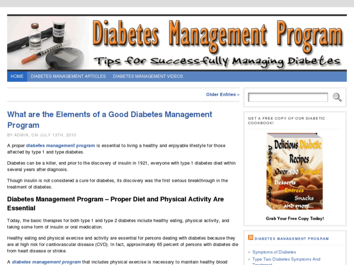 www.diabetesmanagementprogram.org