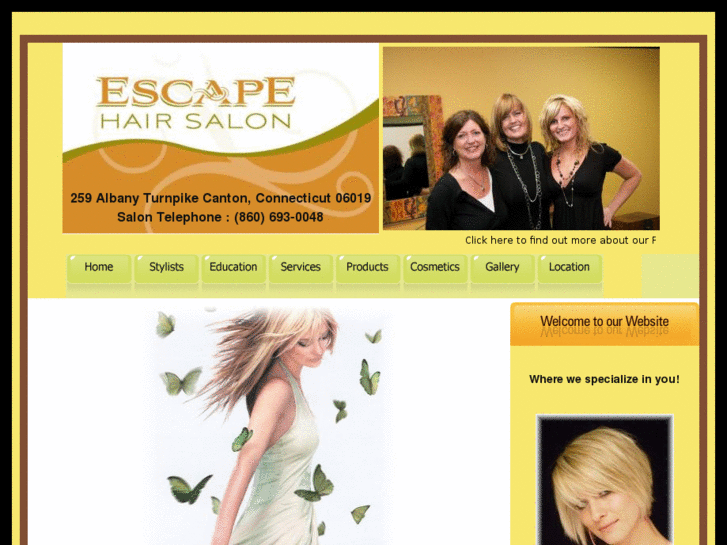 www.escapehairsalon.biz