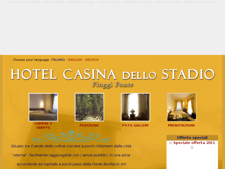 www.hotelcasinadellostadio.com