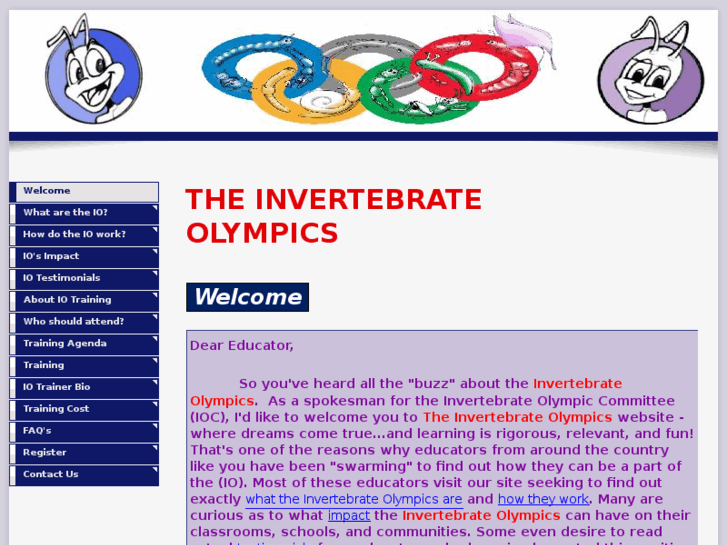 www.invertebrateolympics.com