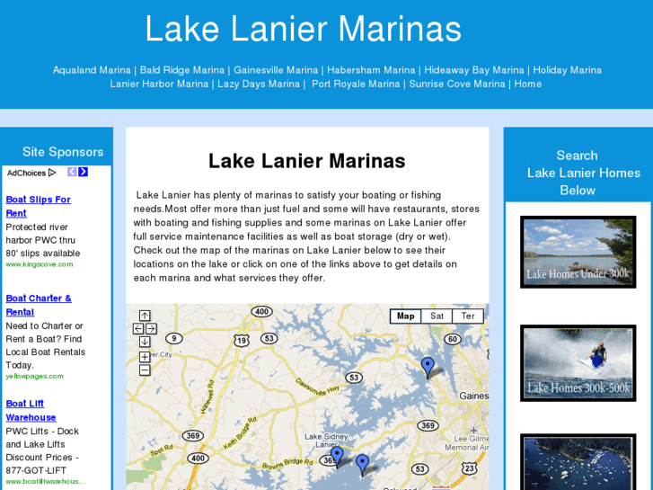 www.lakelaniermarinas.com