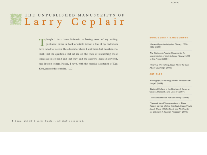 www.larryceplair.com