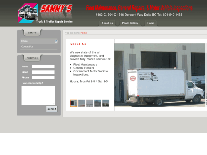 www.sammystruckrepair.com
