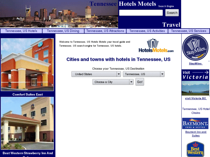 www.tennesseehotelsmotels.com