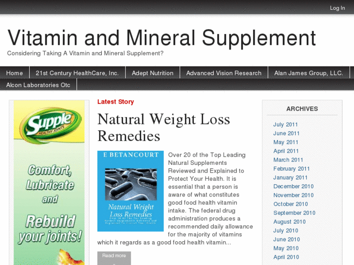 www.vitaminandmineralsupplement.net