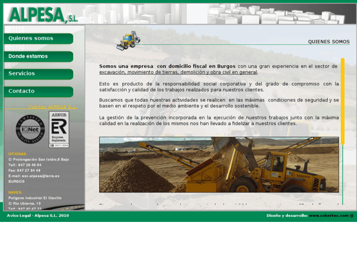 www.alpesaexcavaciones.com