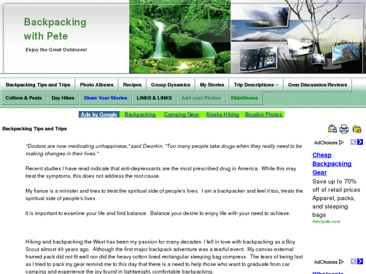www.backpackingwithpete.com