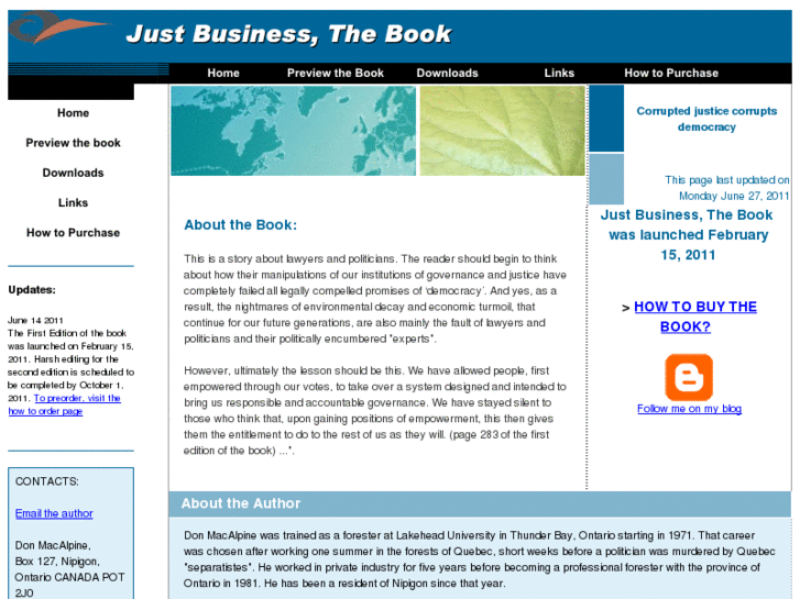 www.justbusinessthebook.com