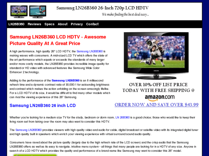 www.ln26b360-hdtv.com