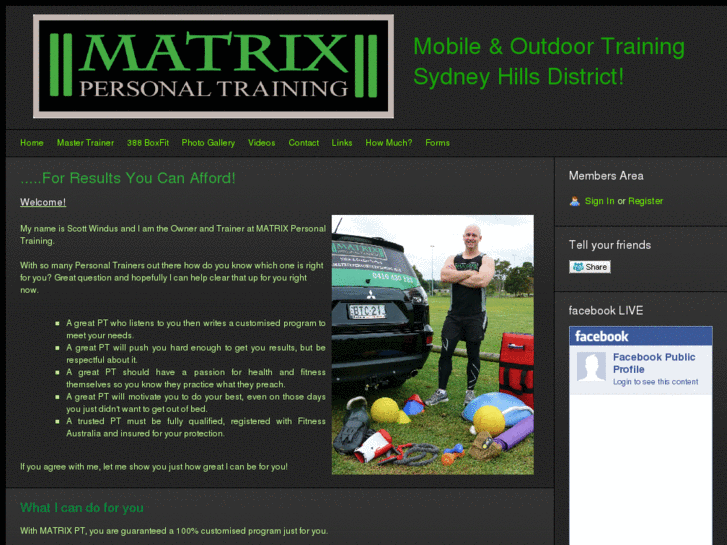 www.matrixpersonaltraining.net