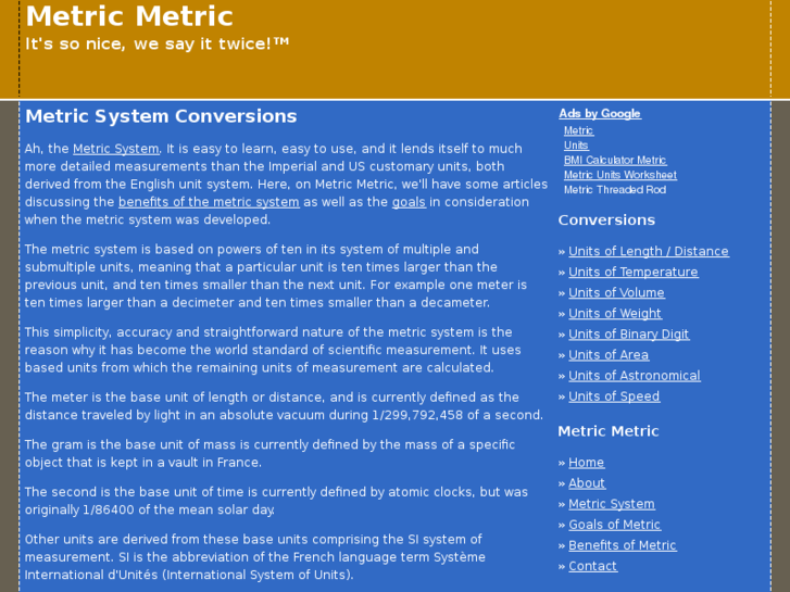 www.metricmetric.com