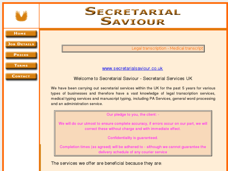 www.secretarialsaviour.co.uk