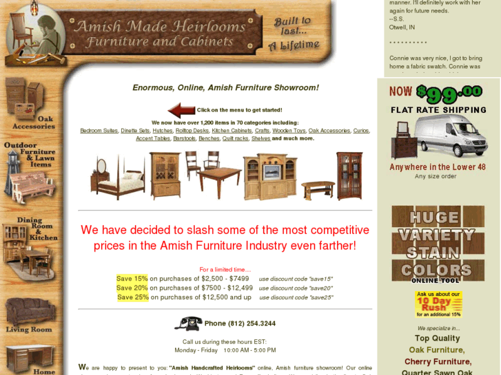 www.amishhandcraftedheirlooms.com