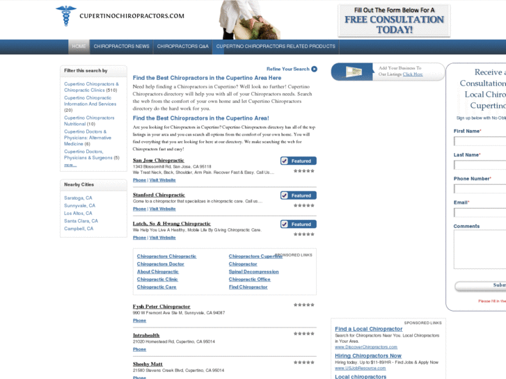 www.cupertinochiropractors.com
