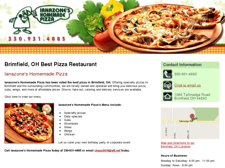 www.ianazonespizzaofbrimfield.com