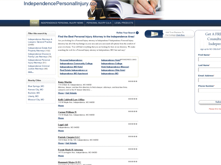 www.independencepersonalinjury.com