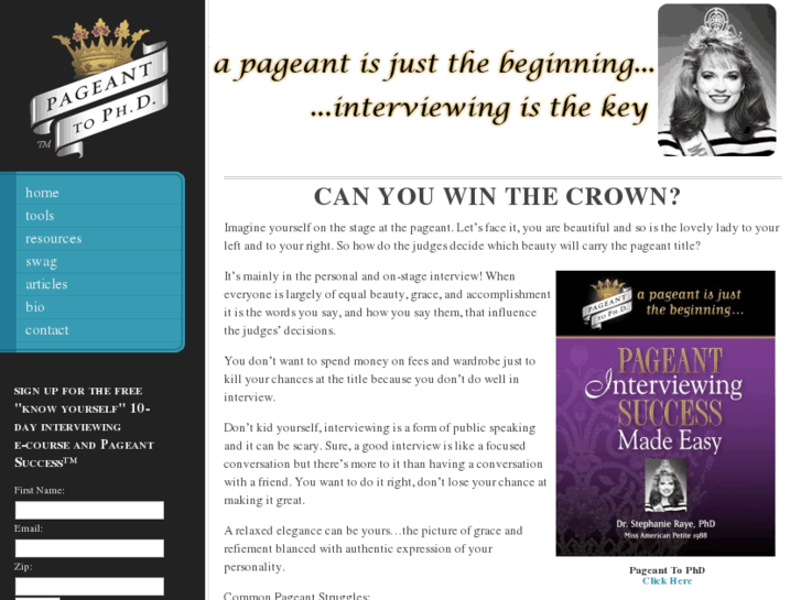 www.pageant2phd.com
