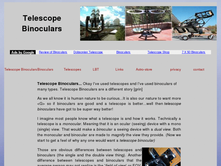 www.telescopebinoculars.info